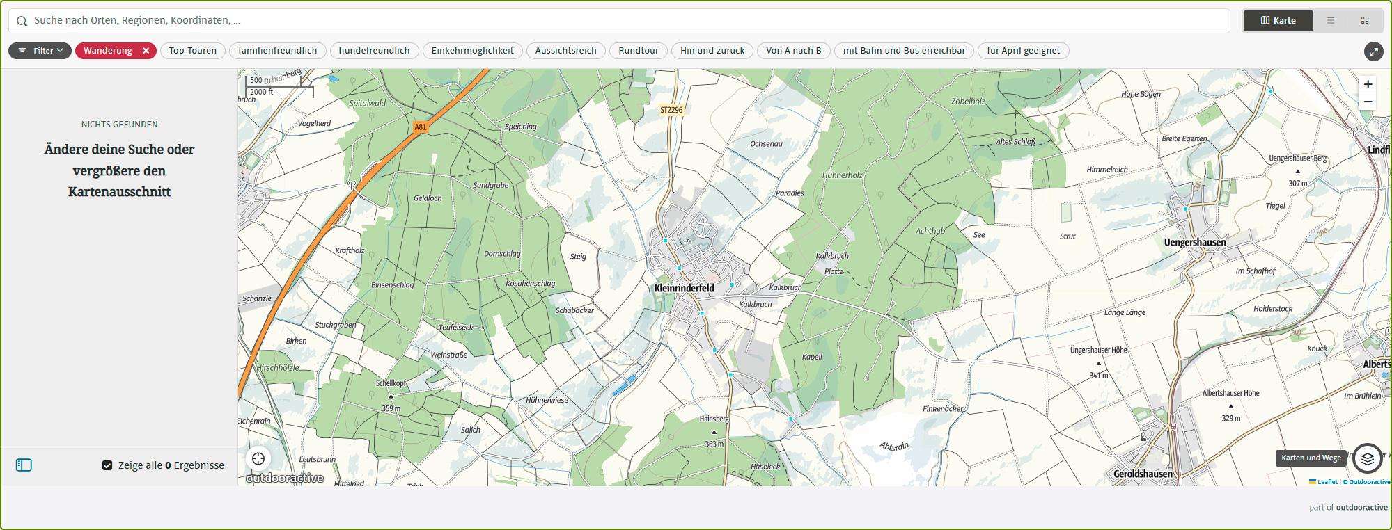 Kleinrinderfeld auf outdooractive Kleinrinderfeld auf outdooractive